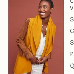 Moth Mustard Yellow Cascade Sweater Vest